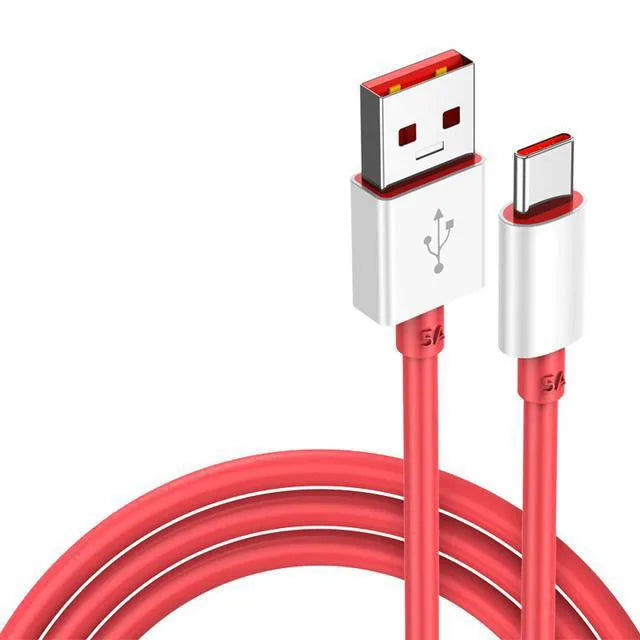 6A Type C Cable For OnePlus Charger USB Cable High-Speed Transmission Data Cable 1M 1.5M 2M Fast Charging USB C Cable
