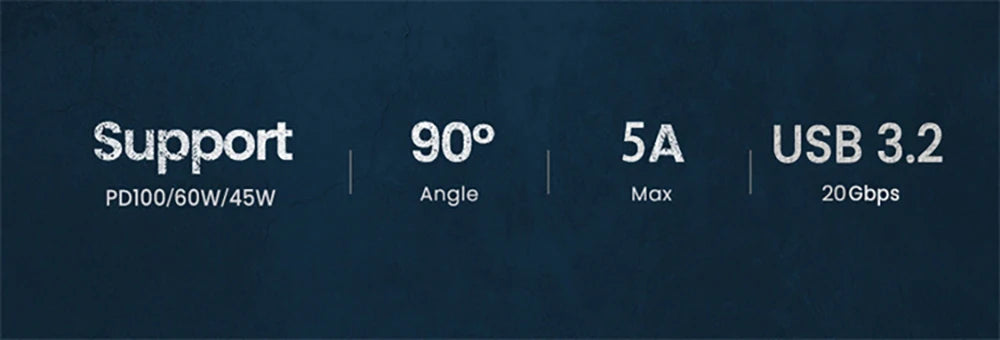 USB C 3.2 Gen 2 Type C to USB C Cable 20Gbps 4K@60HZ Video  VR Data Cable 5A 100W PD Fast Charging For Laptop Macbook Pro iPad