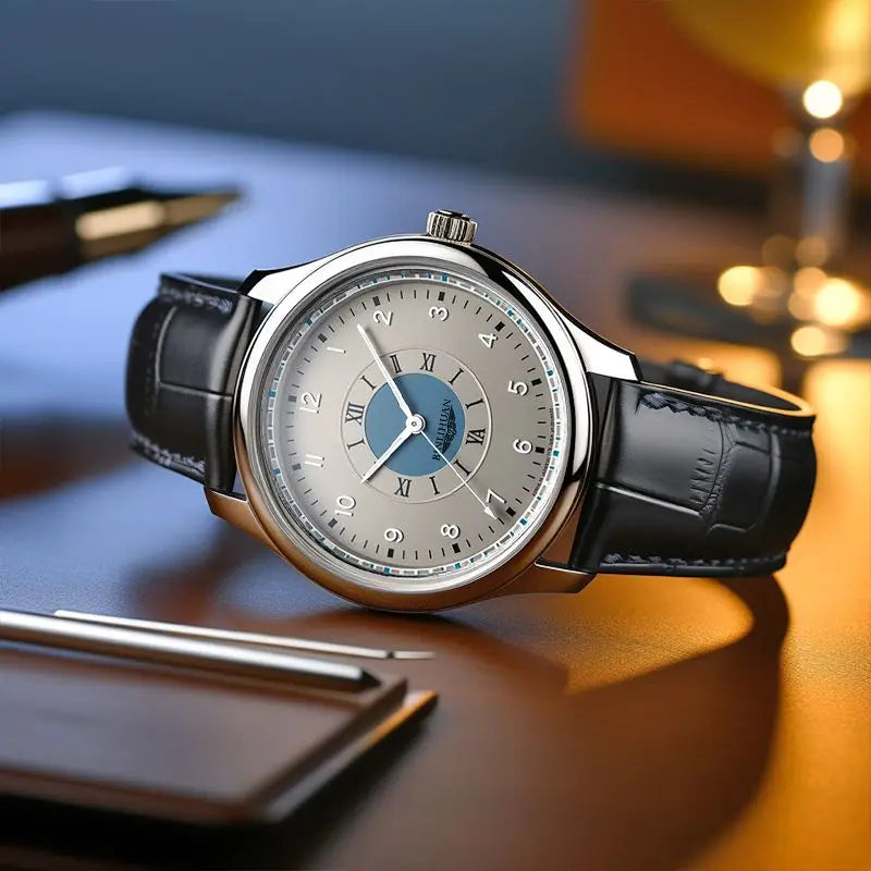 Top Brand Man Wristwatch Luxury Business Waterproof Men Watch For Men Quartz Clock Leather Men's Watches reloj Handsome 2025 New